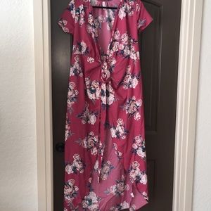 Floral Wrap Dress